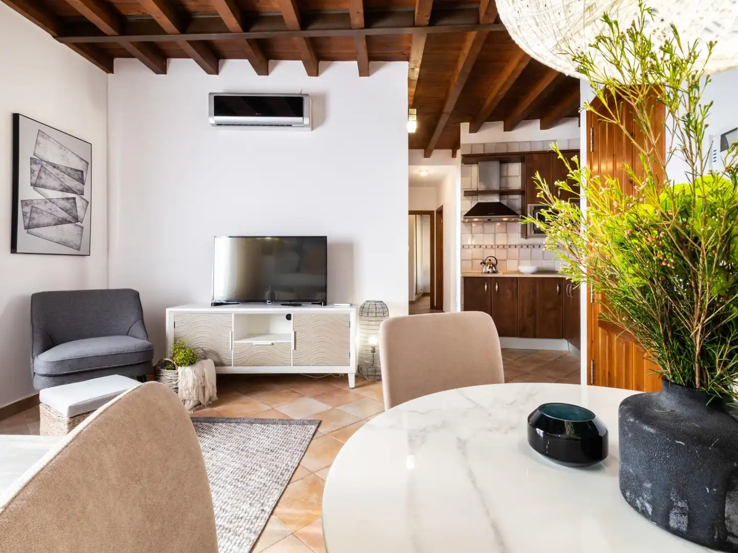 Sala de estar de Ático en venta en Granada con Aire acondicionado, Calefacción y Terraza