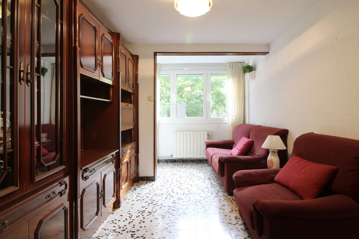 Sala de estar de Piso en venta en  Barcelona Capital con Calefacción