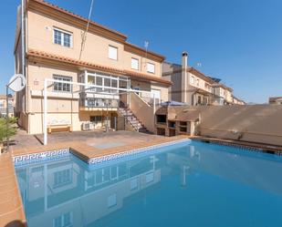 Swimming pool of Single-family semi-detached for sale in Vegas del Genil  with Air Conditioner, Heating and Furnished