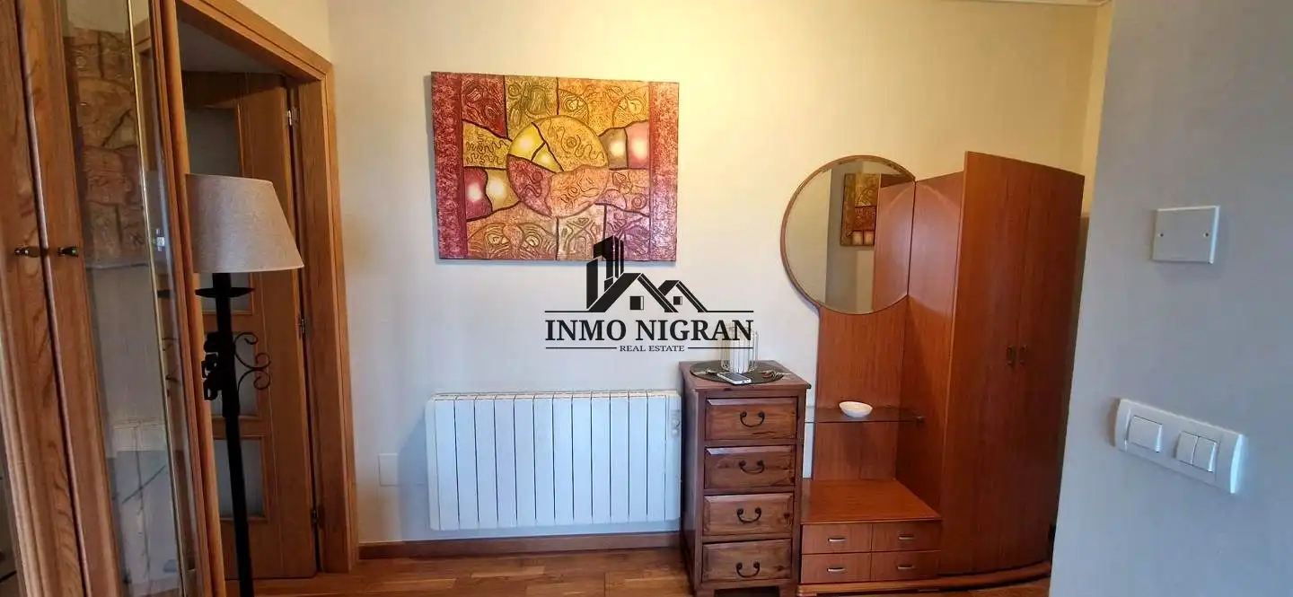 Bedroom of Flat for rent in Baiona  with Terrace, Furnished and Community pool