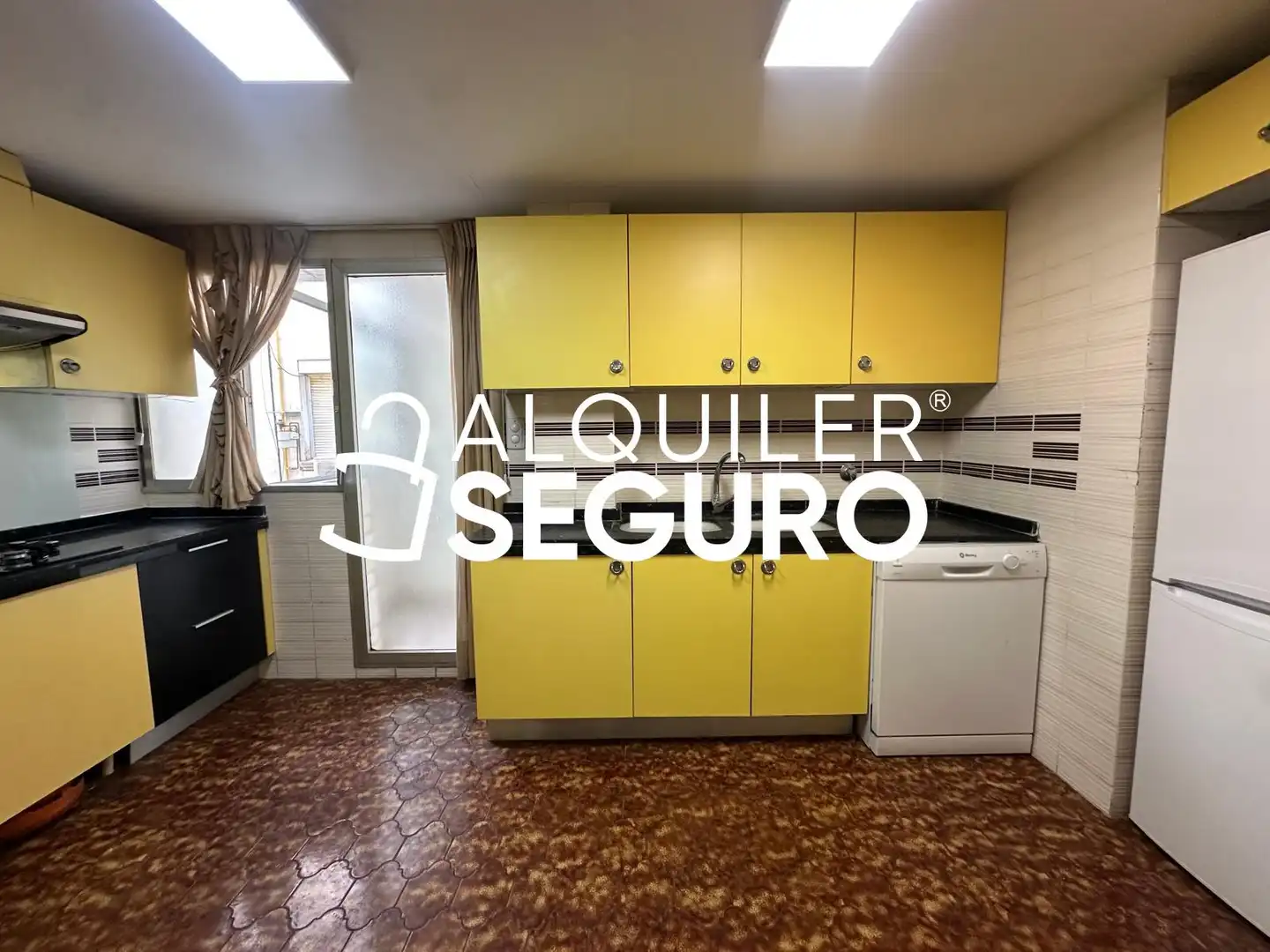 Cocina de Piso de alquiler en Valencia con Aire acondicionado y Amueblado