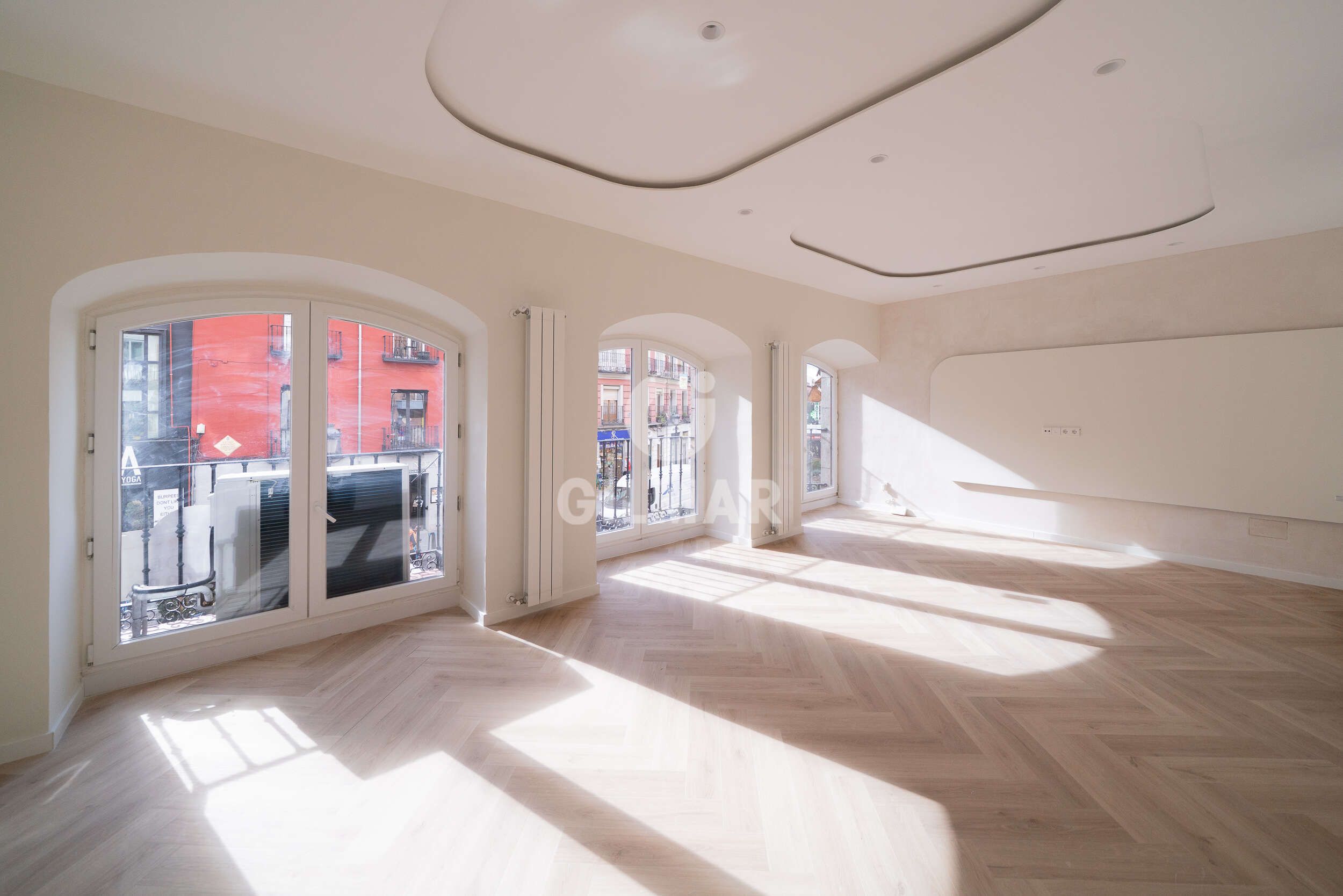 Sala d'estar de Pis en venda en  Madrid Capital amb Calefacció