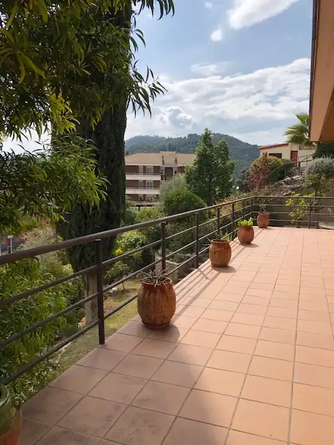 Terrassa de Casa o xalet en venda en La Palma de Cervelló amb Aire condicionat, Calefacció i Jardí privat