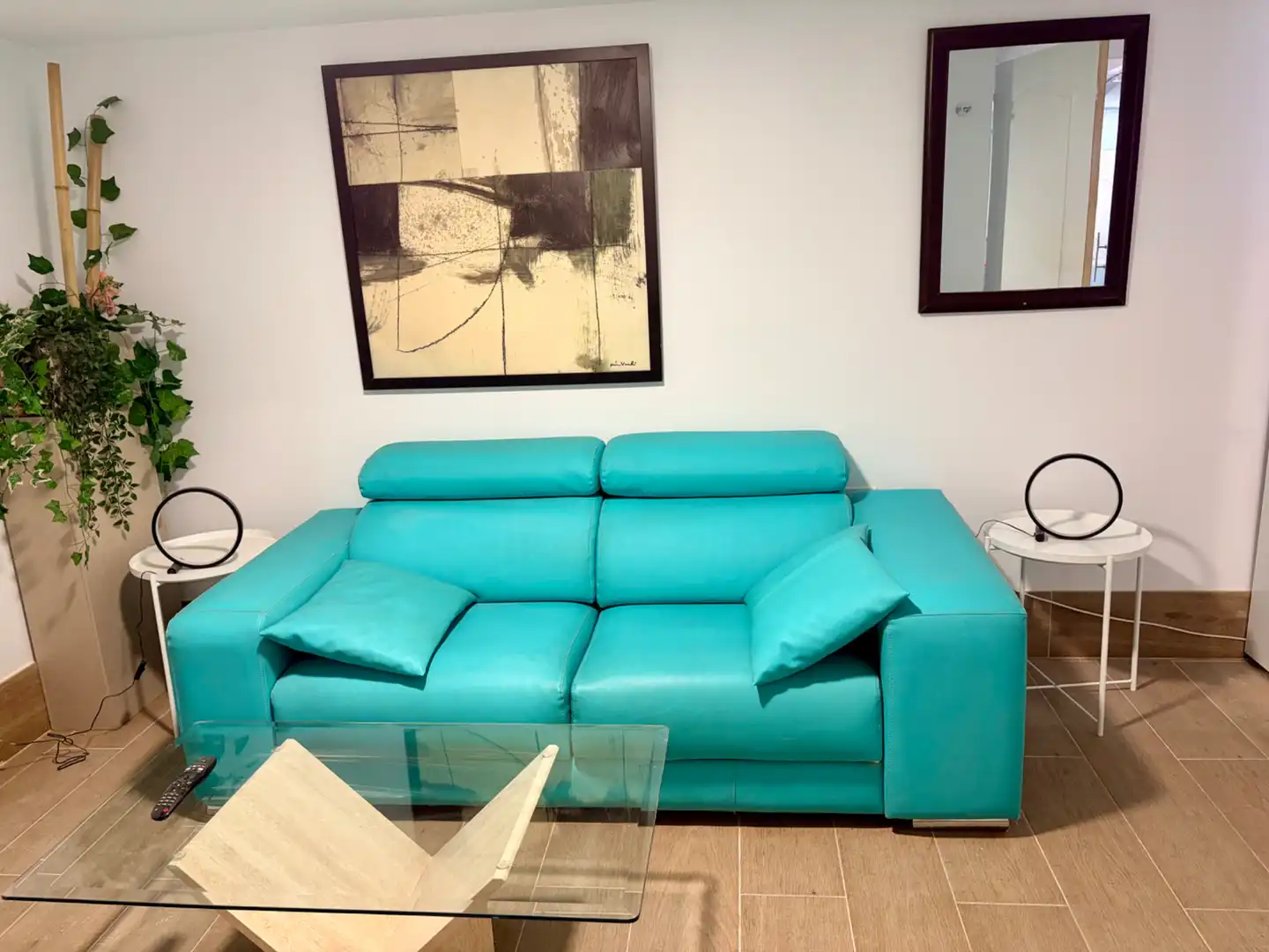 Sala de estar de Apartamento de alquiler en Torrelodones con Calefacción, Jardín privado y Terraza