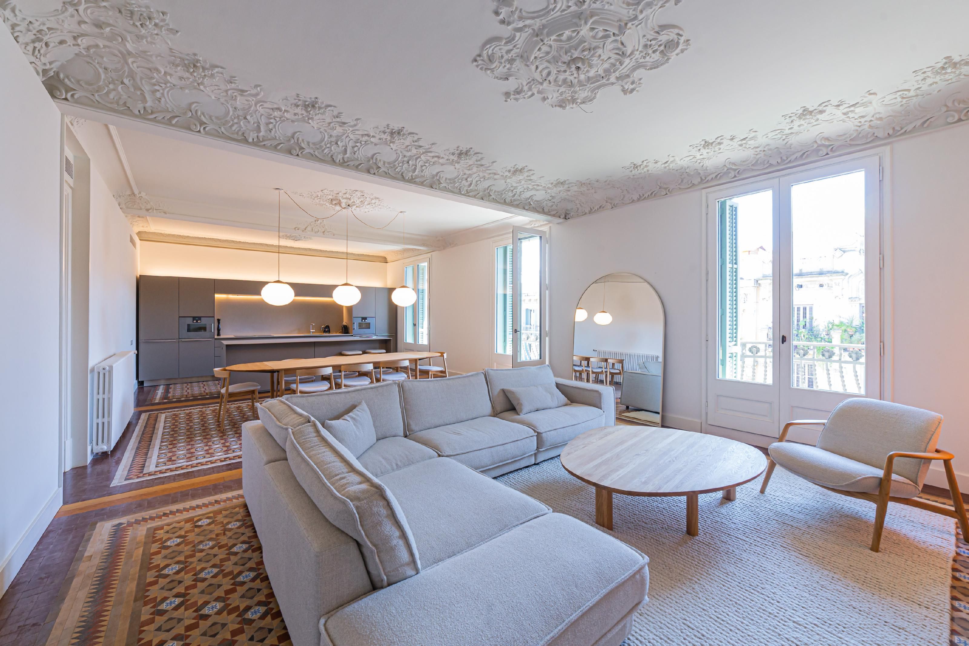 Sala d'estar de Dúplex en venda en  Barcelona Capital amb Aire condicionat, Calefacció i Jardí privat