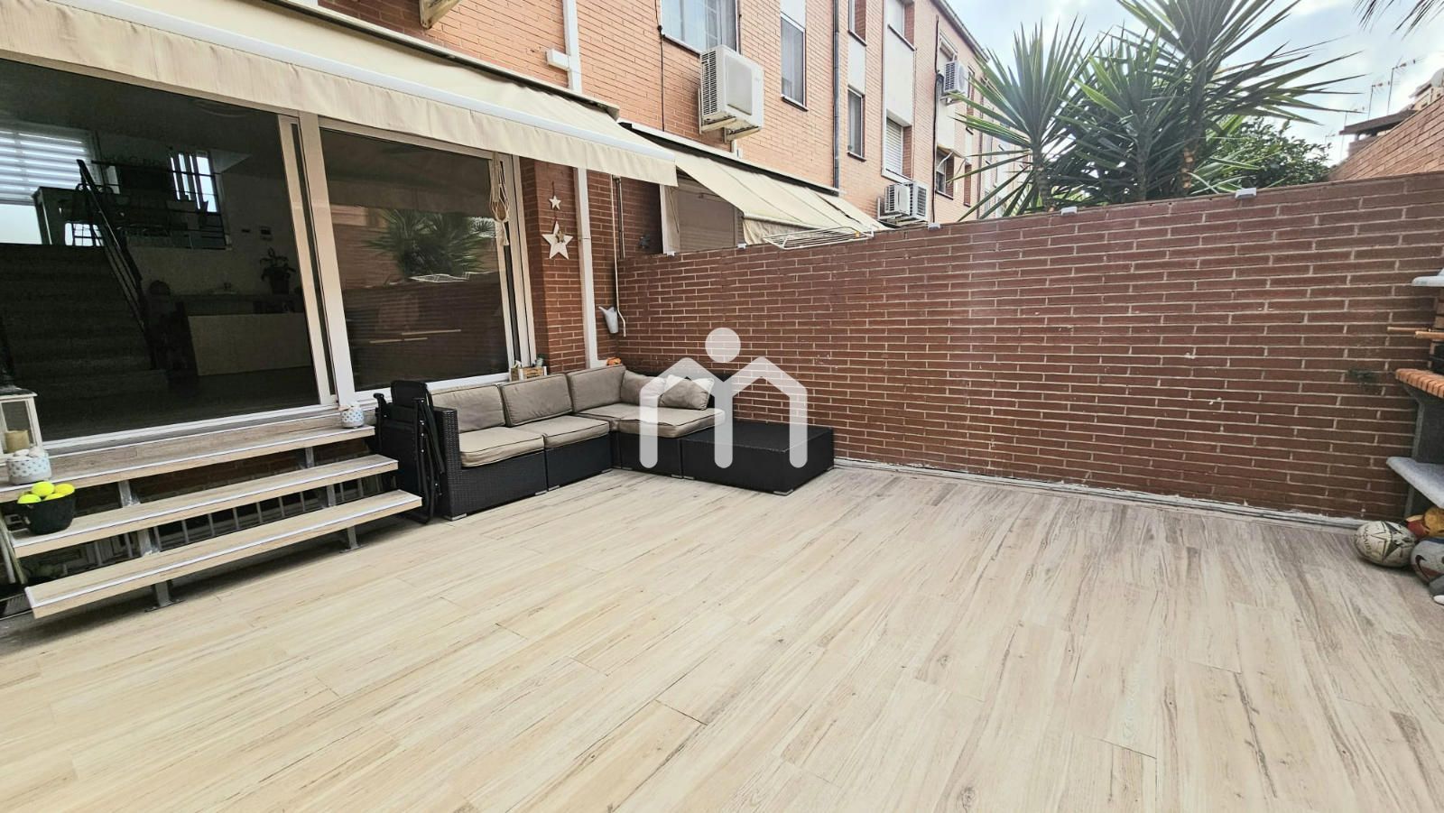 Terrace of Single-family semi-detached for sale in Badalona  with Air Conditioner, Heating and Terrace
