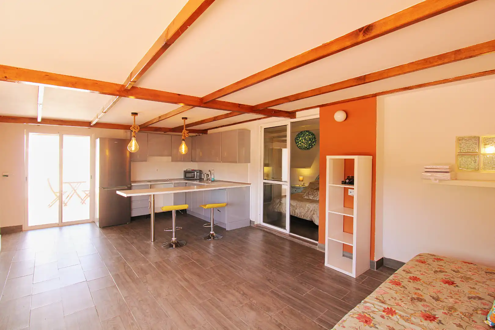 Cocina de Apartamento de alquiler en Alhaurín de la Torre con Aire acondicionado y Amueblado