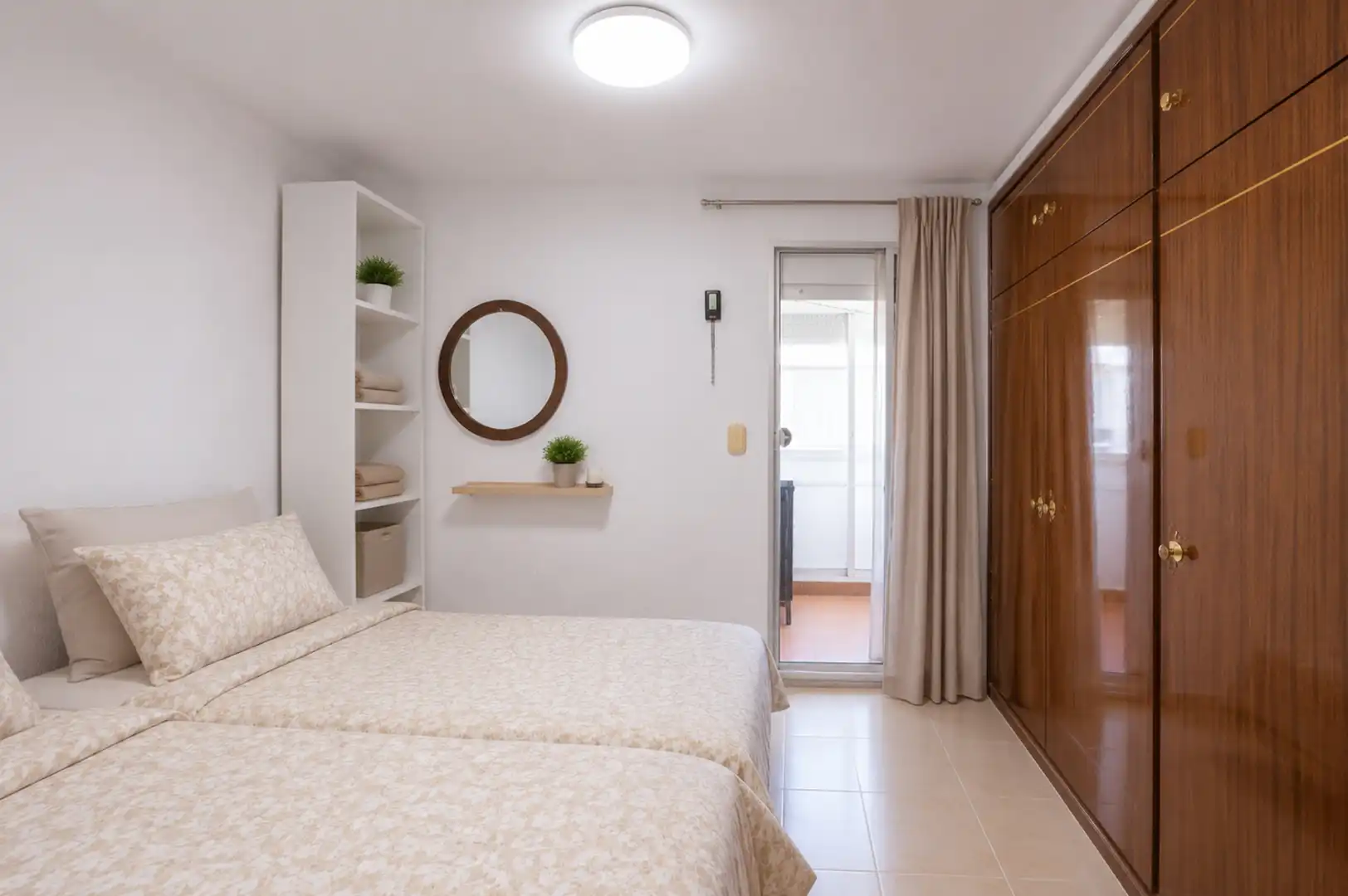 Schlafzimmer von Wohnung zum Verkauf in Madrid mit Klimaanlage, Heizung und Terrasse