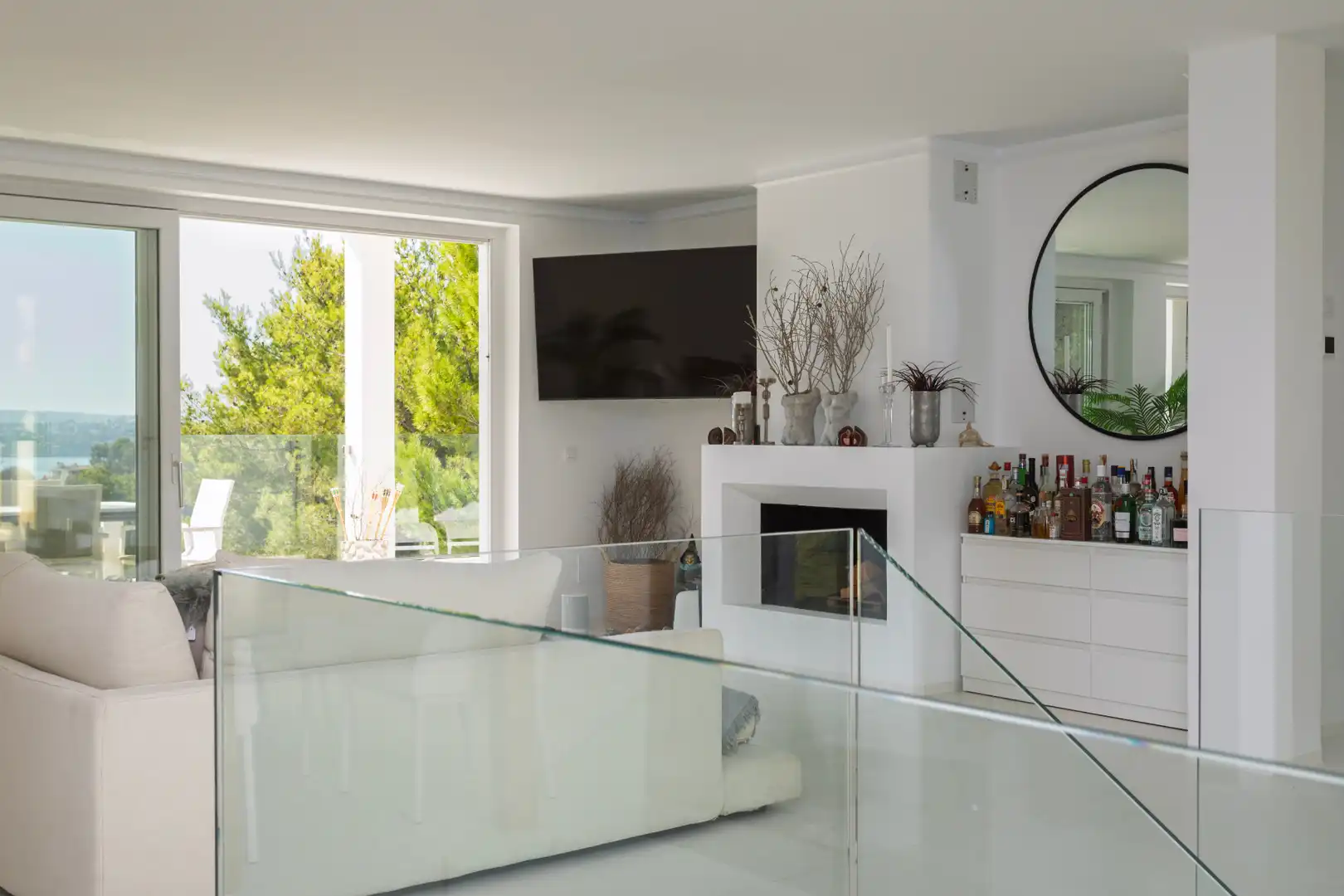 Sala de estar de Casa o chalet en venta en Calvià con Aire acondicionado, Calefacción y Jardín privado