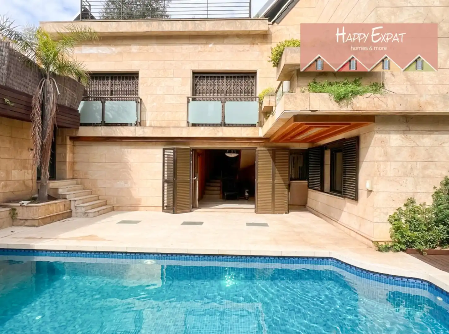 Piscina de Casa o chalet de alquiler en Sant Just Desvern con Aire acondicionado, Calefacción y Jardín privado