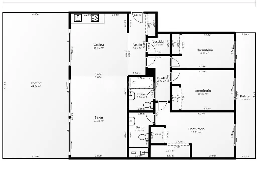 Piso en venta en Tres Cantos con Aire acondicionado, Trastero y Balcón