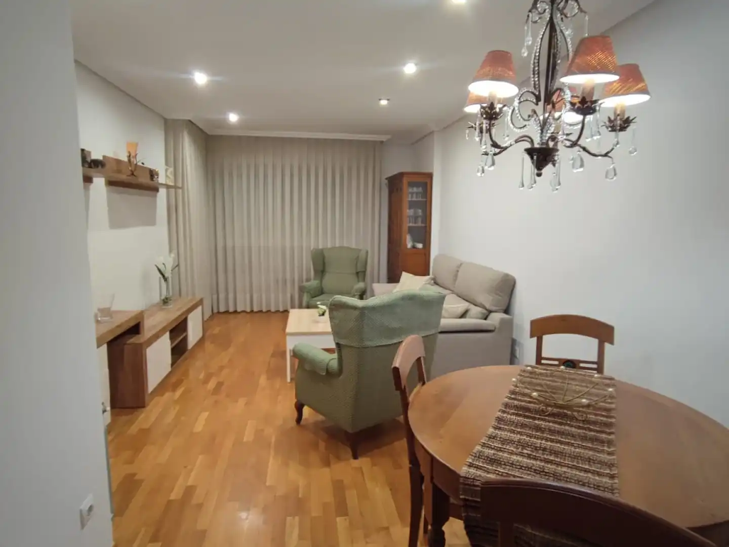 Sala d'estar de Pis de lloguer en Murcia amb Aire condicionat, Calefacció i Moblat