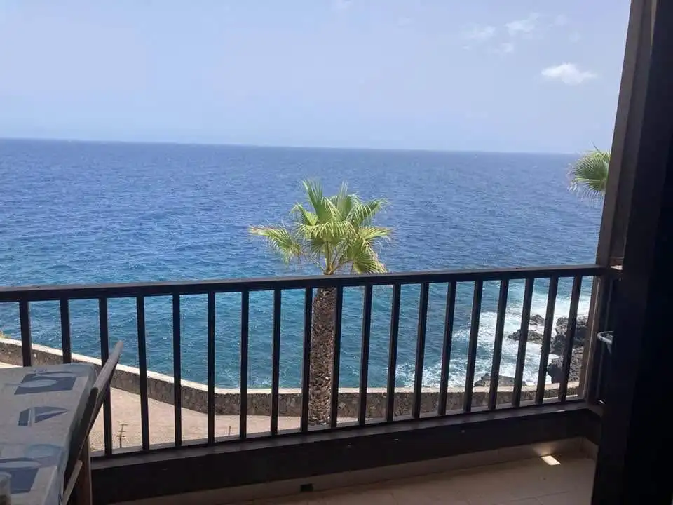 Balcony of Apartments for sale in Arona  with Private garden, Swimming Pool and Furnished
