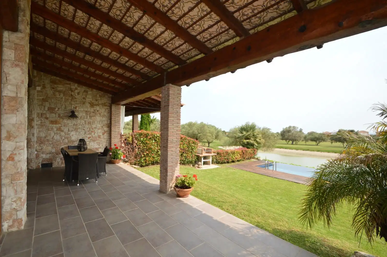 Terraza de Casa o chalet en venta en San Jorge / Sant Jordi con Aire acondicionado, Calefacción y Jardín privado