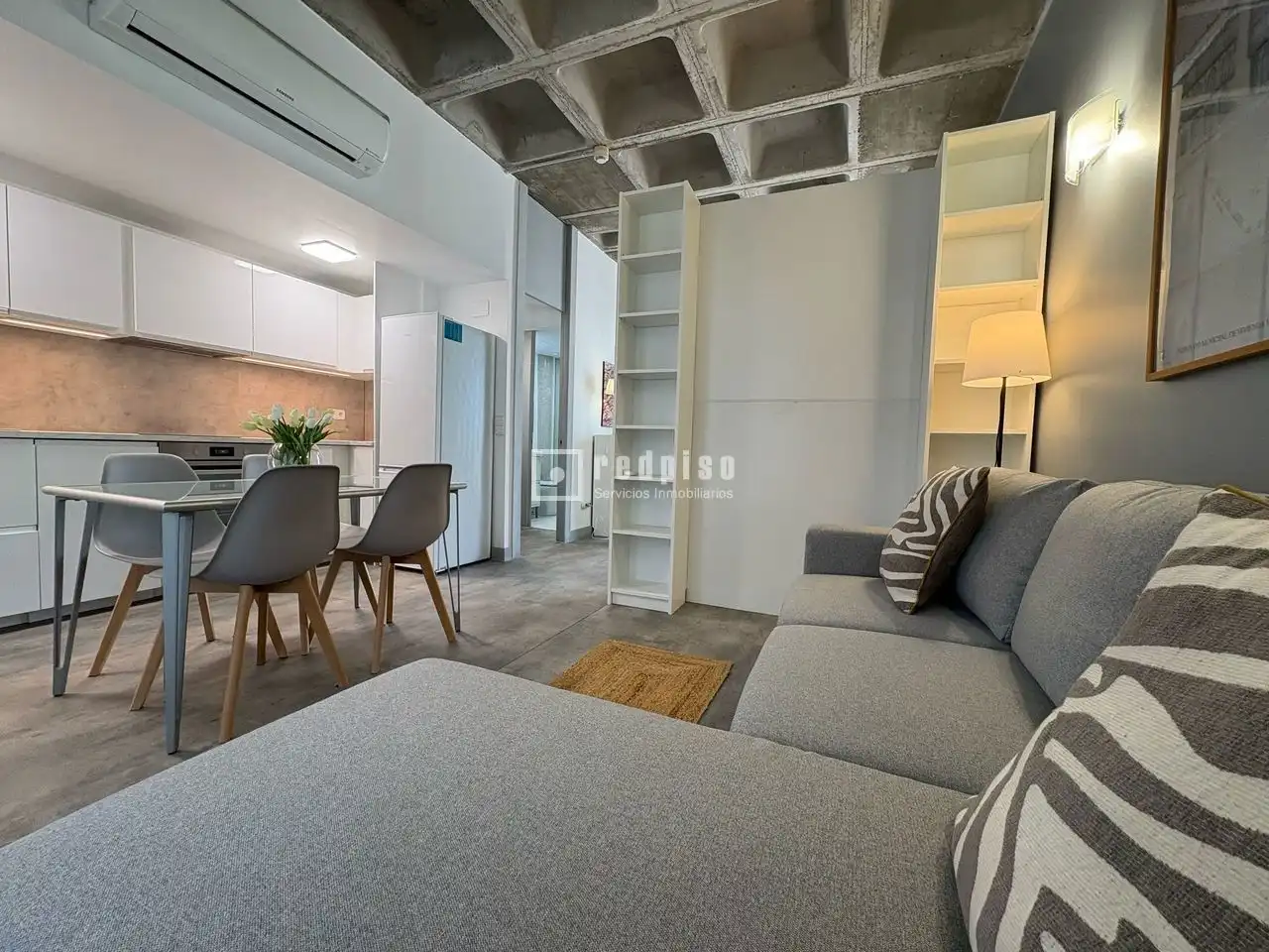 Living room of Lofts for rent in Las Rozas de Madrid  with Air Conditioner, Terrace and Swimming Pool