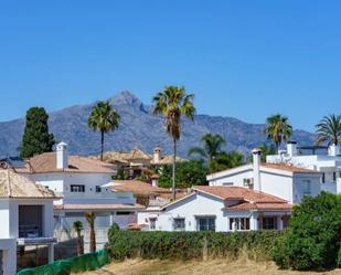 Exterior view of Single-family semi-detached for sale in Marbella  with Air Conditioner and Terrace