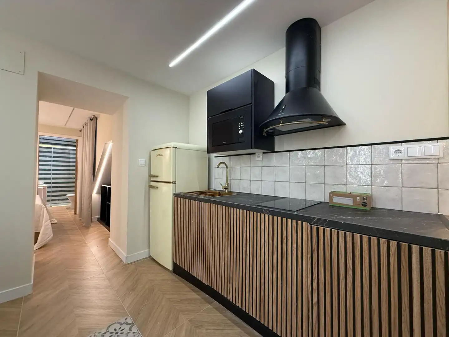 Cocina de Apartamento de alquiler en Mérida con Aire acondicionado, Terraza y Amueblado