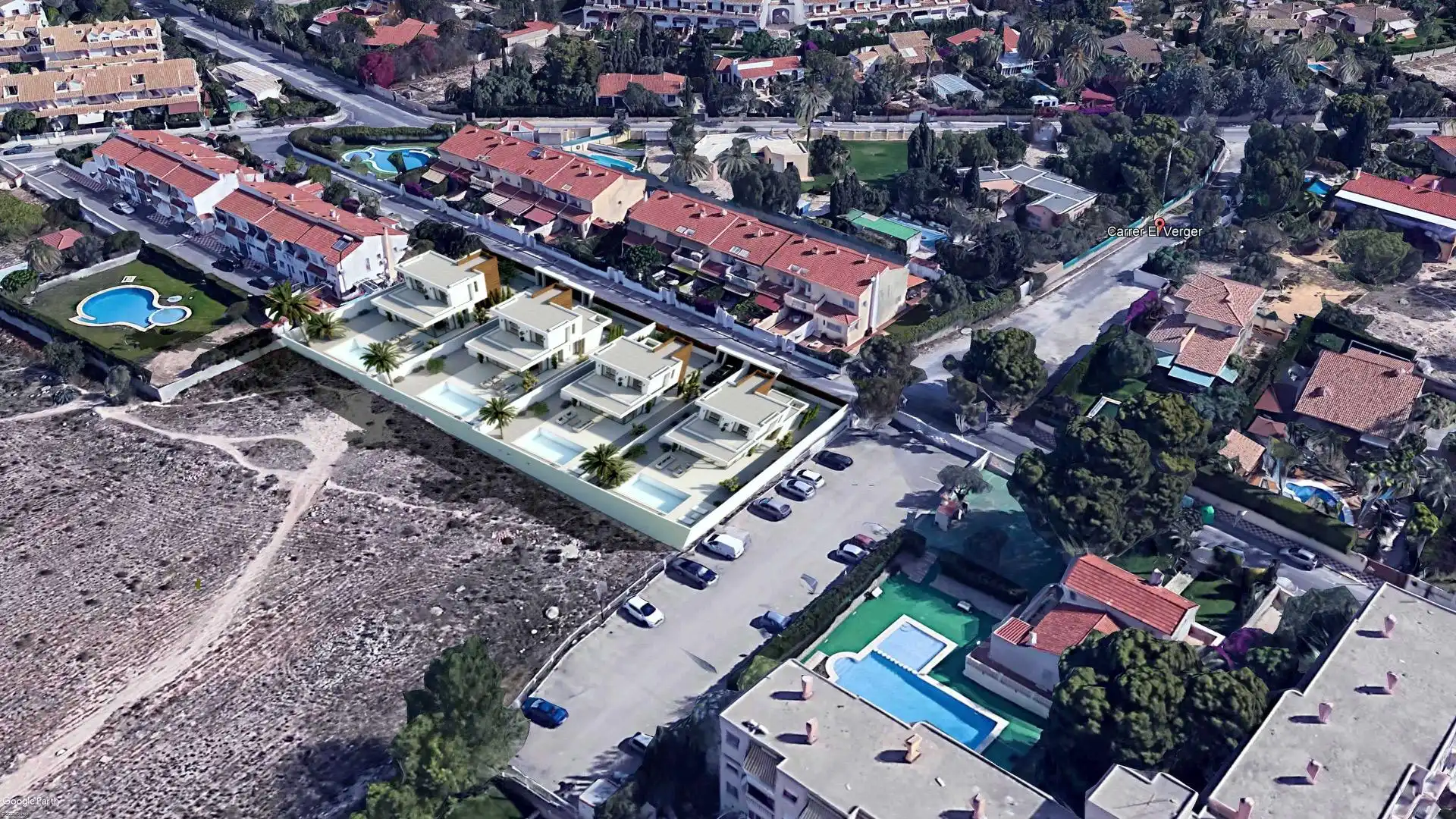 Vista exterior de Casa o chalet en venta en Sant Joan d'Alacant con Aire acondicionado, Calefacción y Jardín privado