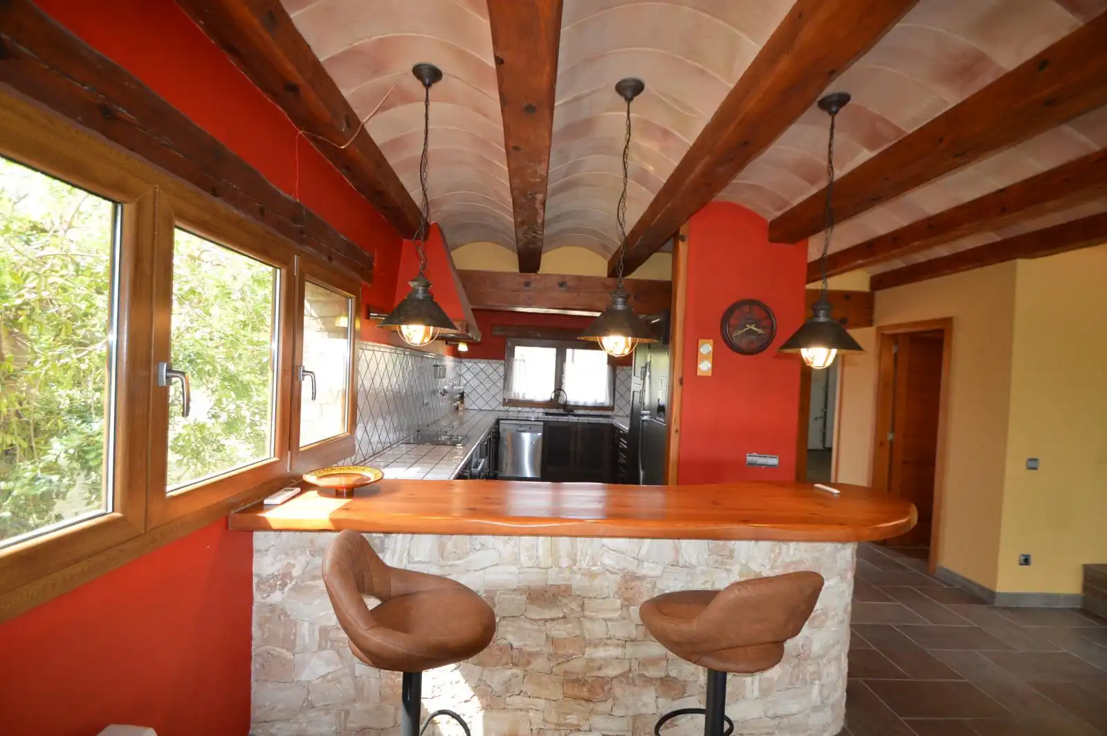 Cocina de Casa o chalet en venta en San Jorge / Sant Jordi con Aire acondicionado, Calefacción y Jardín privado