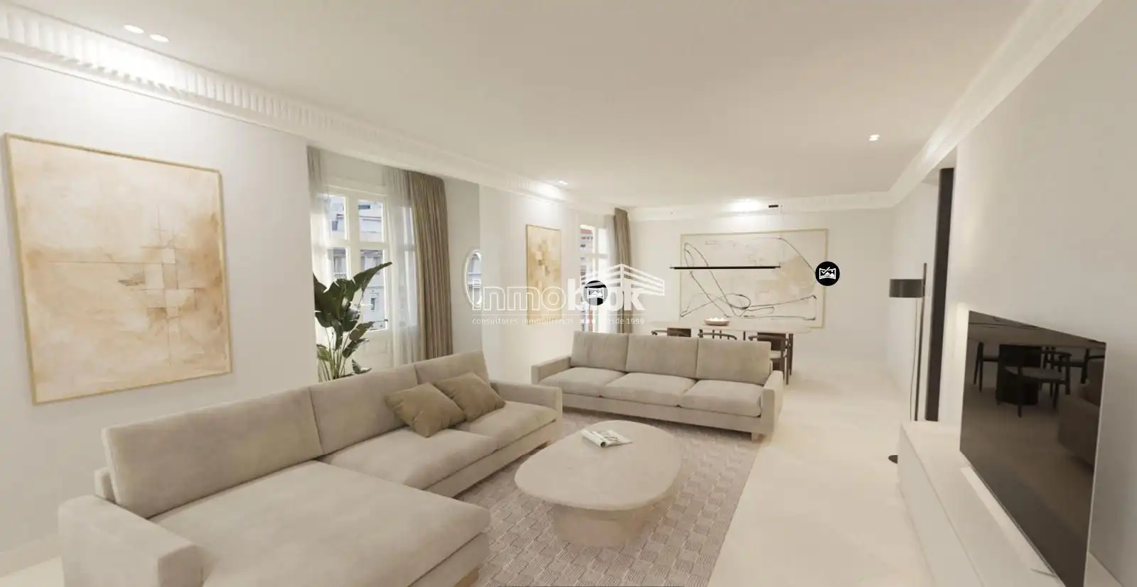 Piso con ascensor en venta en Andres Mellado