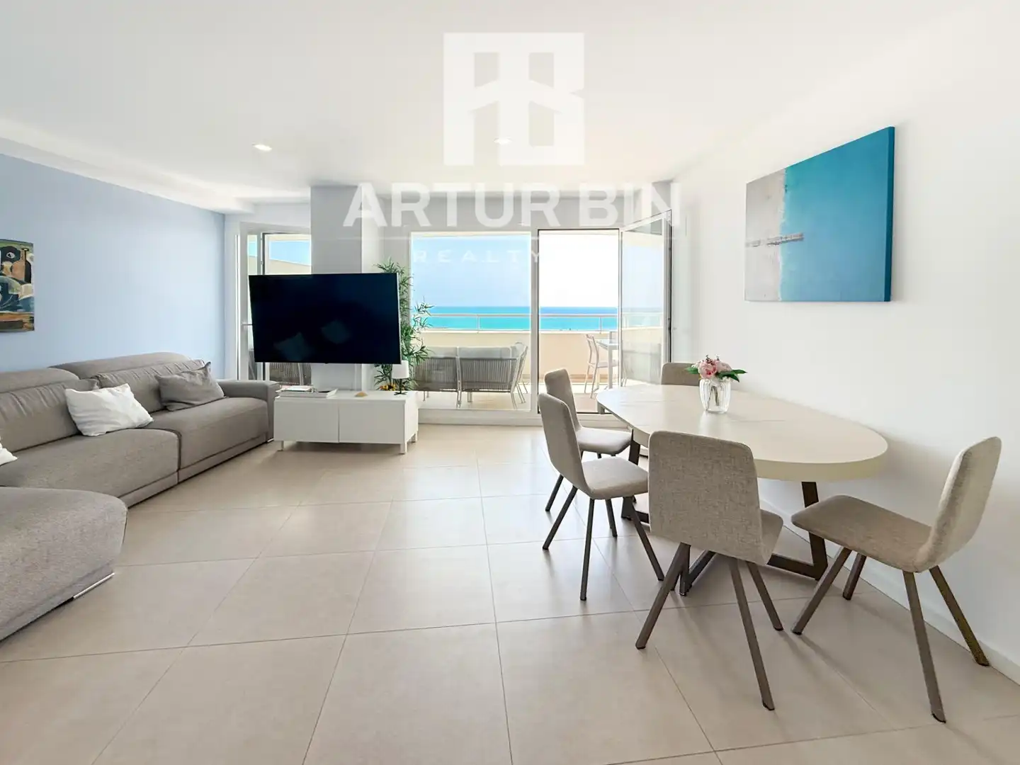 Living room of Flat for rent in Canet d'En Berenguer  with Air Conditioner, Heating and Terrace