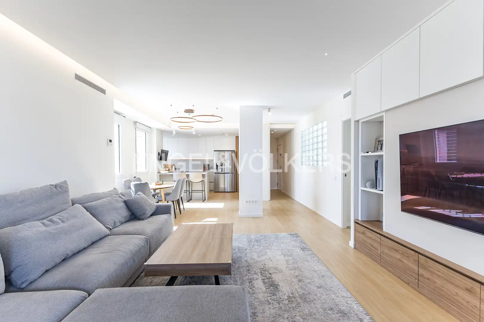 Living room of Attic for sale in Barcelona  with Air Conditioner, Heating and Private garden