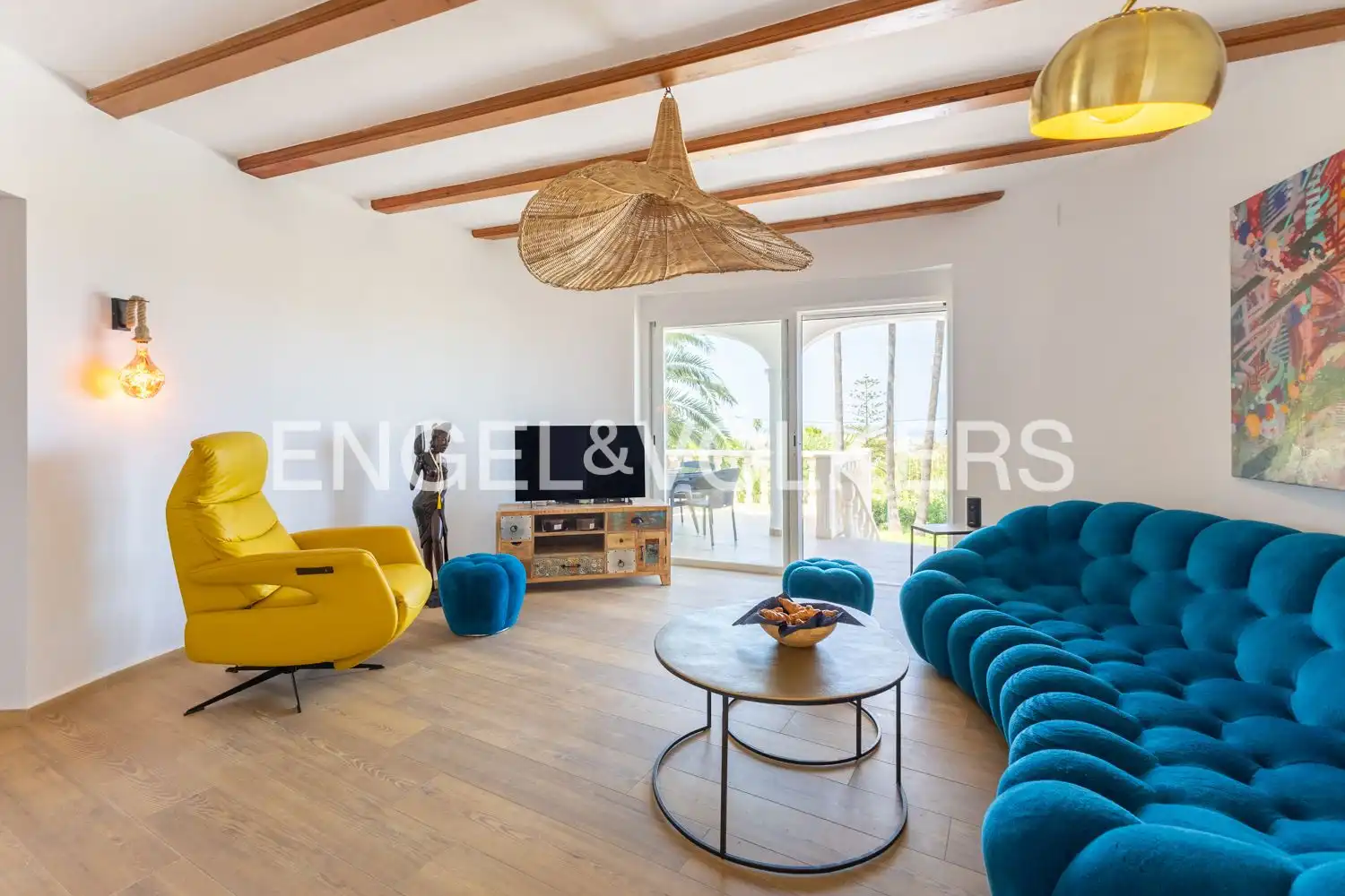 Living room of Houses for sale in Dénia  with Heating and Private garden