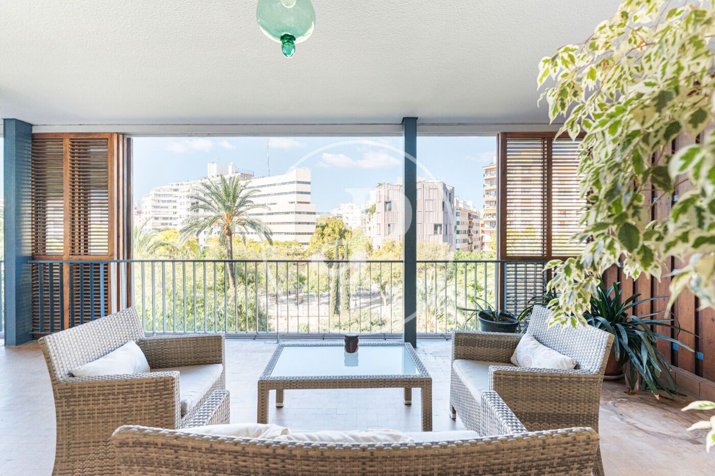 Terrace of Flat to rent in  Palma de Mallorca  with Heating, Terrace and Furnished