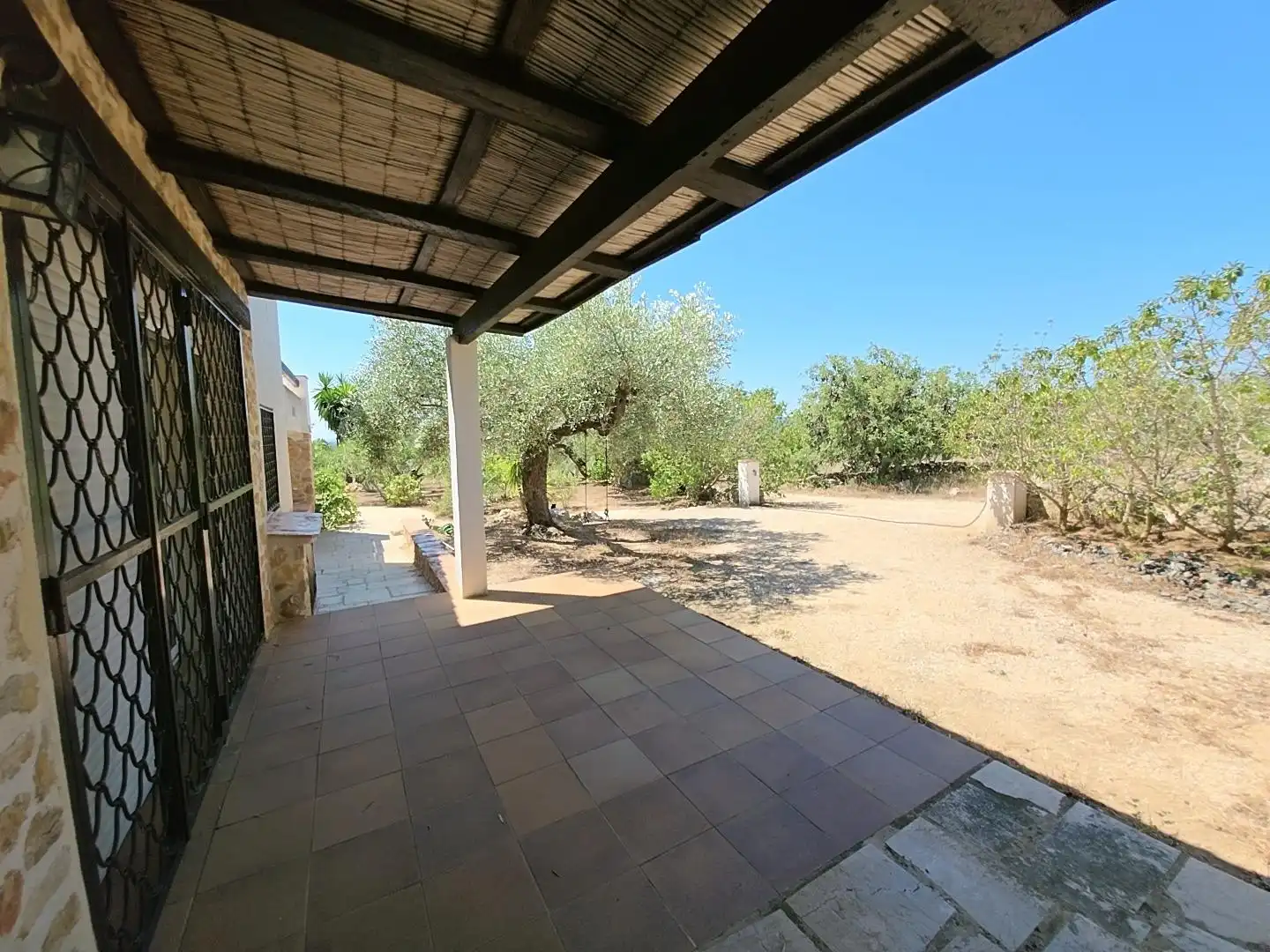 Terrasse von Country house zum Verkauf in L'Ametlla de Mar  mit Privatgarten, Terrasse und Schwimmbad