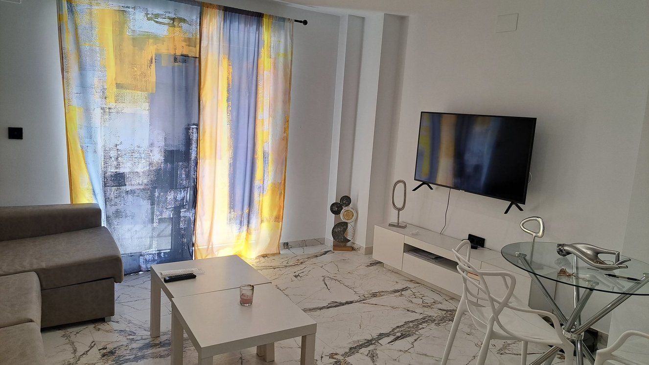 Living room of Apartment to rent in Martos  with Air Conditioner, Heating and Furnished