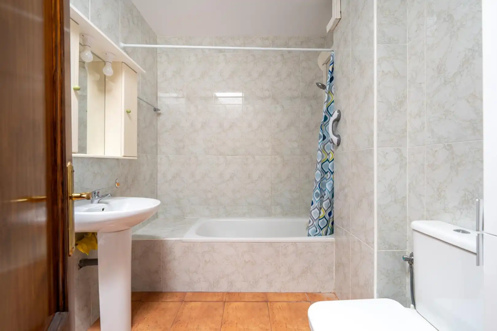 Badezimmer von Maisonette zum Verkauf in Vícar mit Klimaanlage, Heizung und Privatgarten
