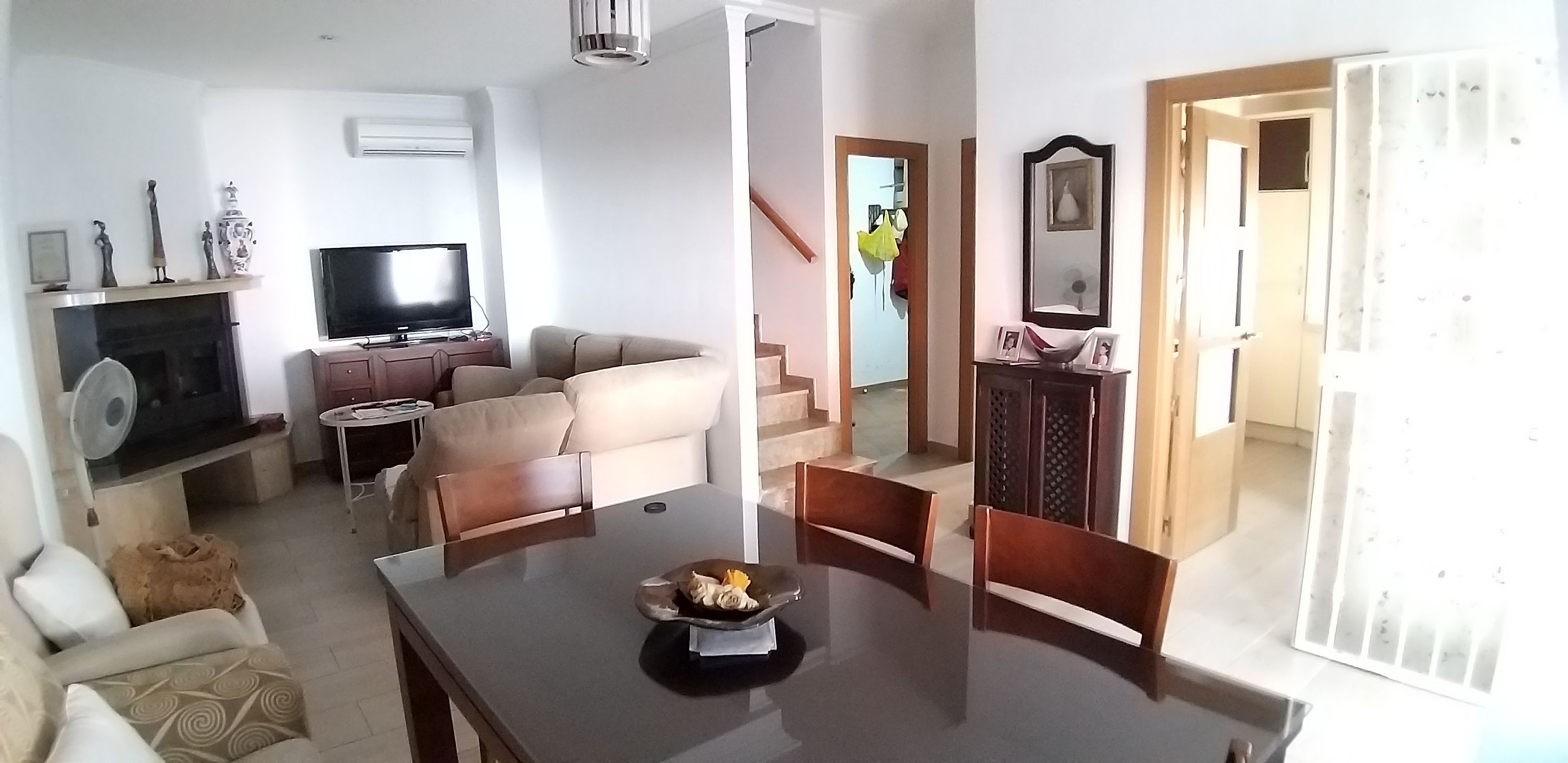 Dining room of Single-family semi-detached for sale in Andújar  with Air Conditioner, Terrace and Balcony