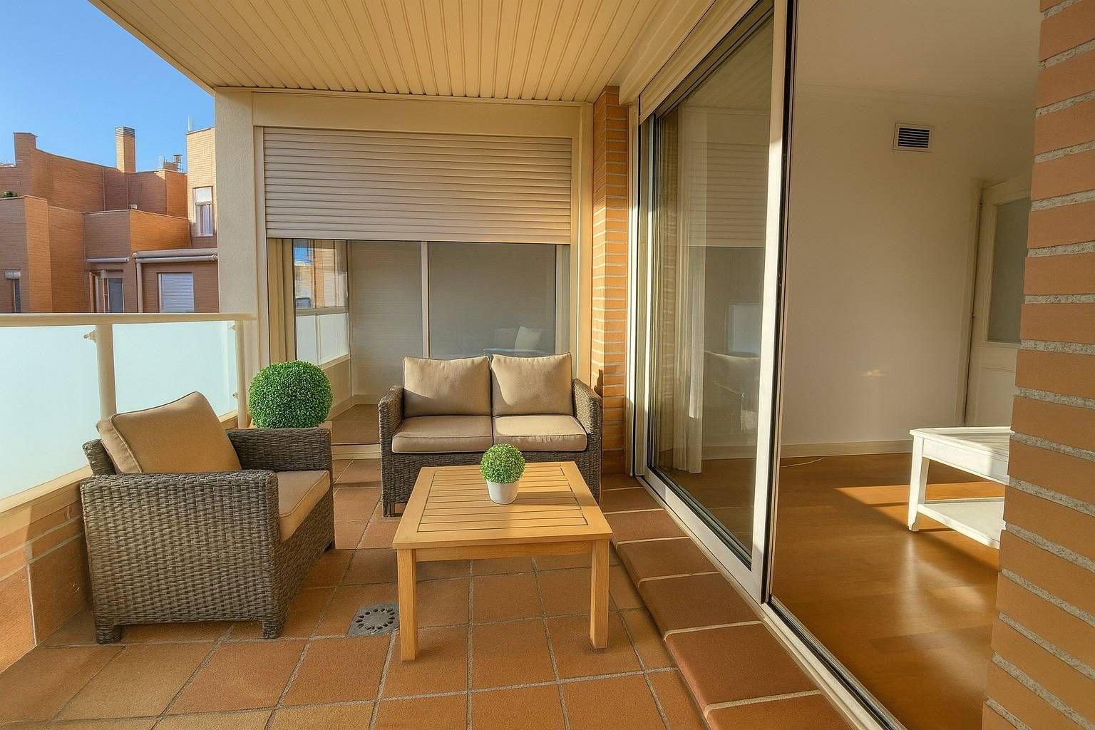 Terrace of Flat to rent in La Moraleja  with Air Conditioner, Heating and Terrace