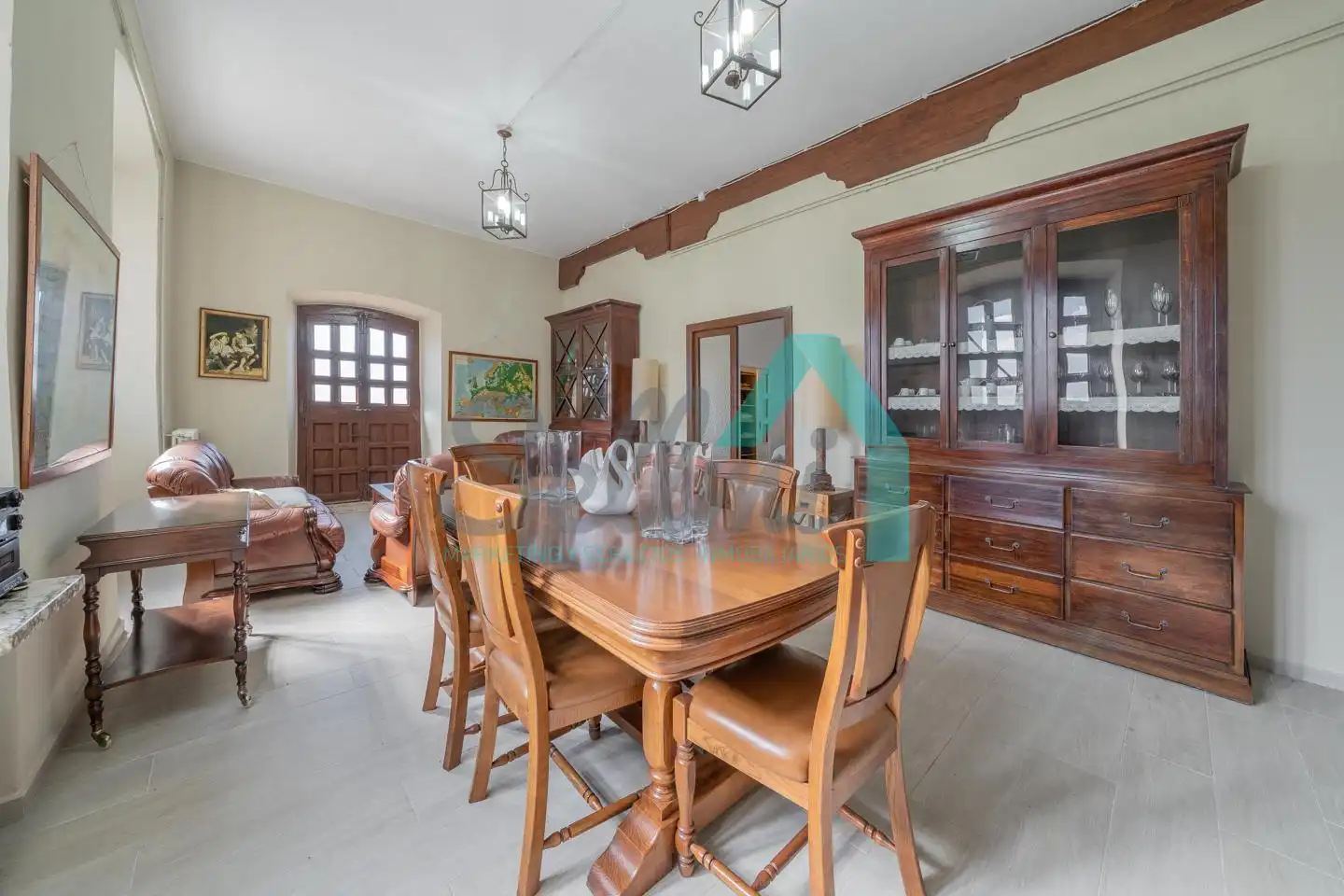 Dining room of Houses for sale in Pravia  with Heating, Private garden and Parquet flooring