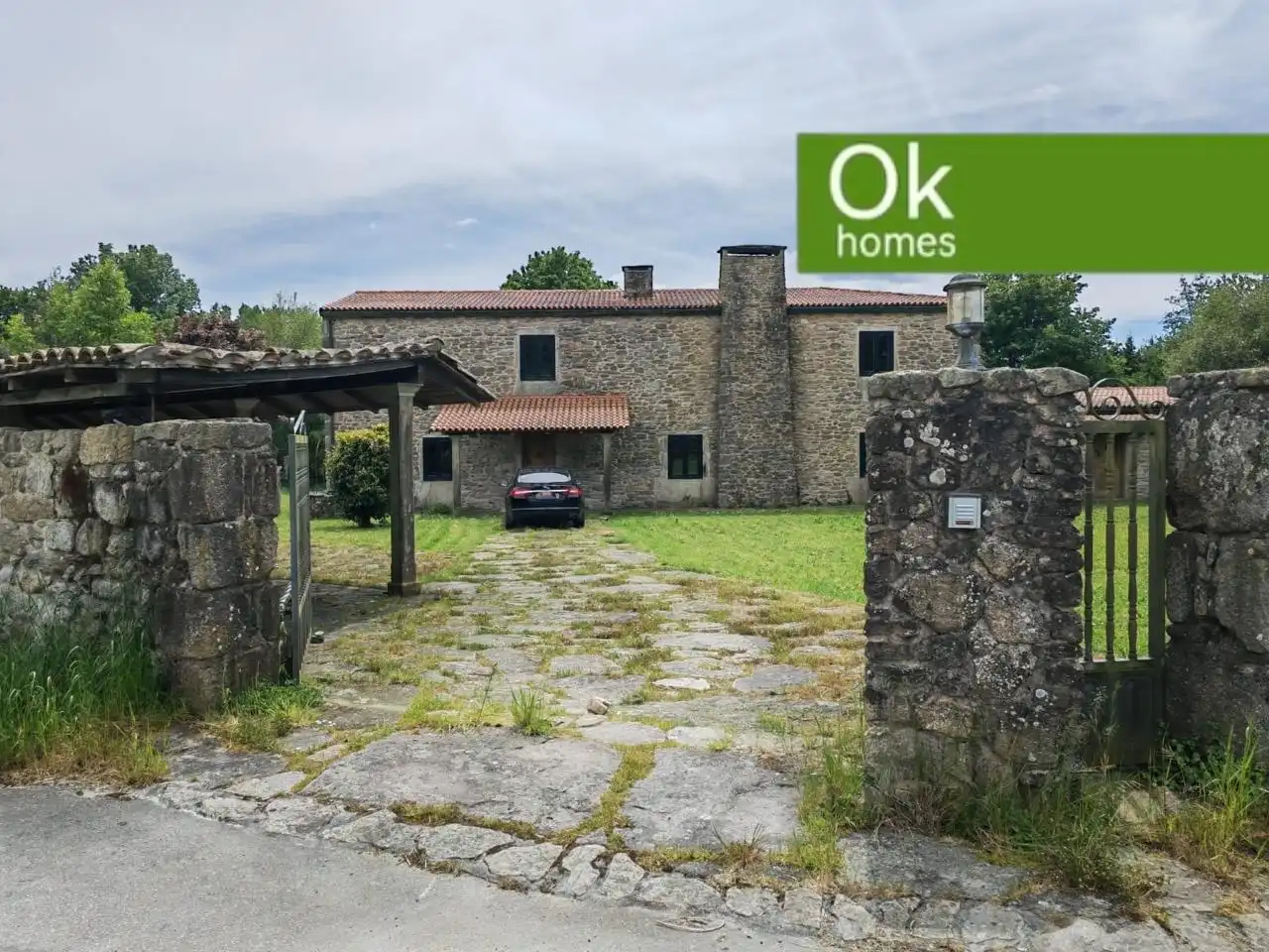 Außenansicht von Country house zum Verkauf in Sobrado (A Coruña) mit Heizung, Privatgarten und Parkett