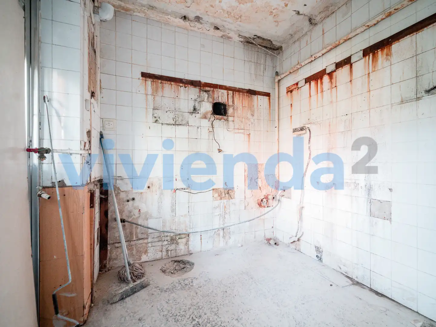 Kitchen of Flat for sale in Madrid  with Heating, Terrace and Balcony