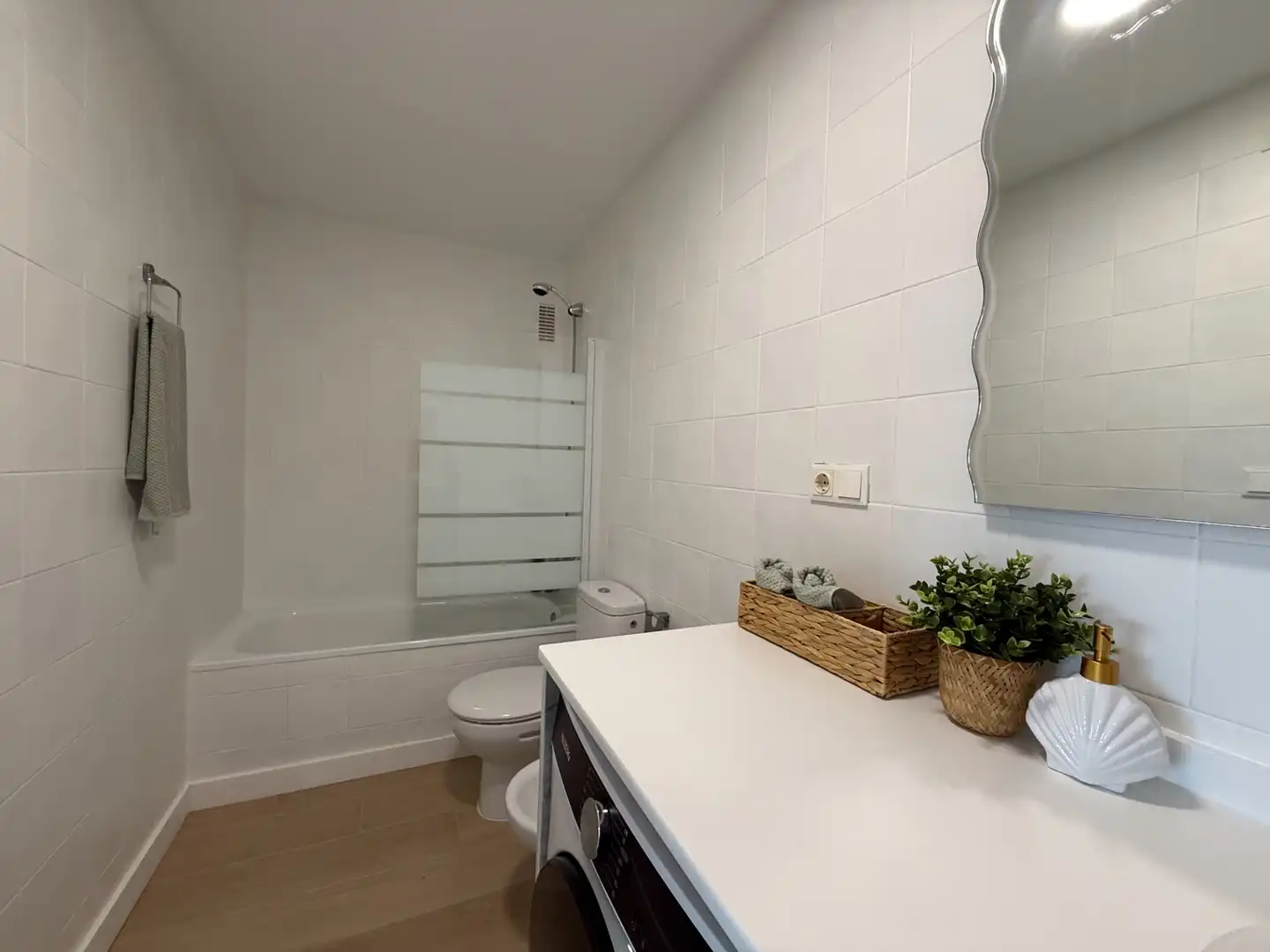 Bany de Apartament de lloguer en Almenara amb Aire condicionat, Calefacció i Terrassa