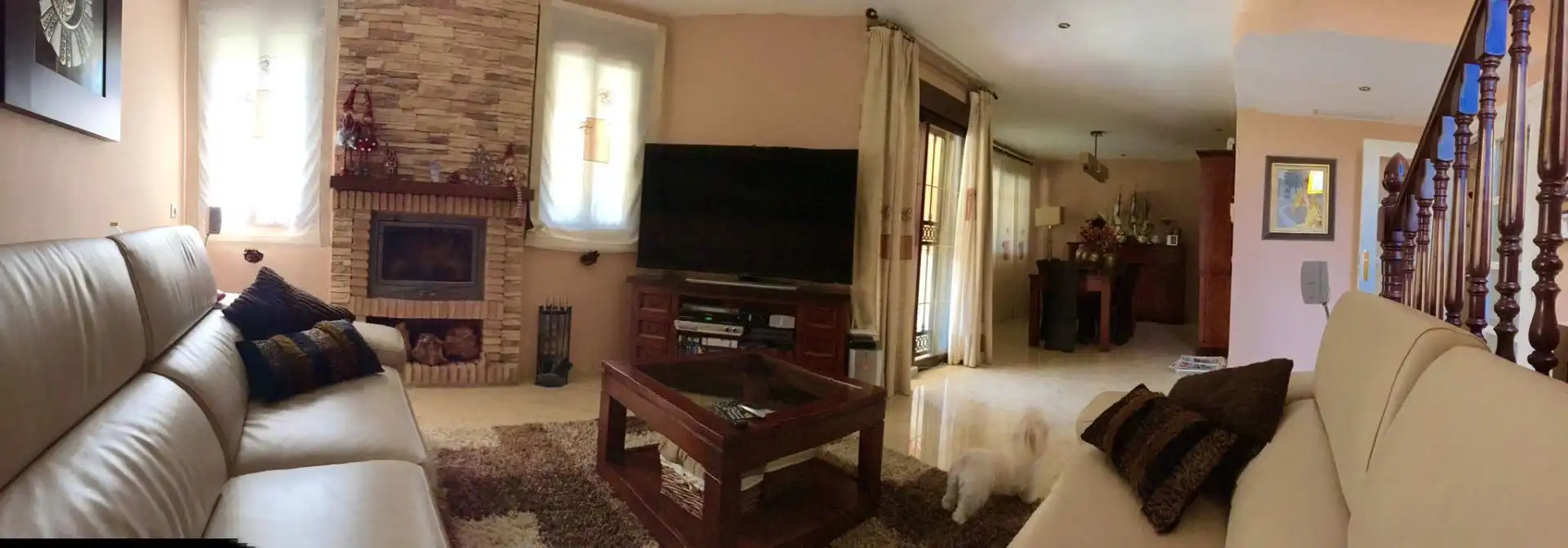Sala d'estar de Casa o xalet en venda en Antequera amb Aire condicionat, Calefacció i Jardí privat