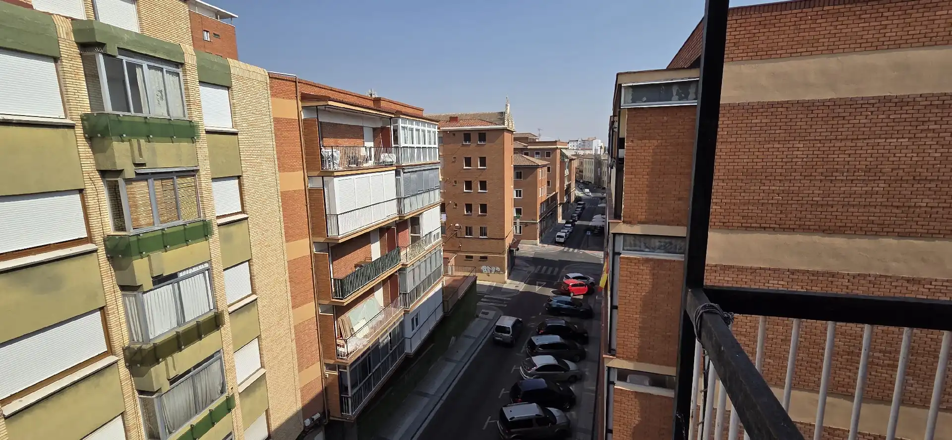 Vista exterior de Piso en venta en Palencia con Calefacción, Terraza y Amueblado