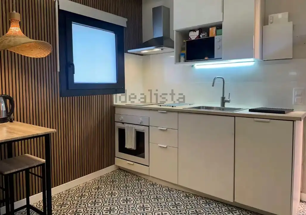 Kitchen of Commercial properties for rent in L'Hospitalet de Llobregat  with Air Conditioner, Heating and Terrace