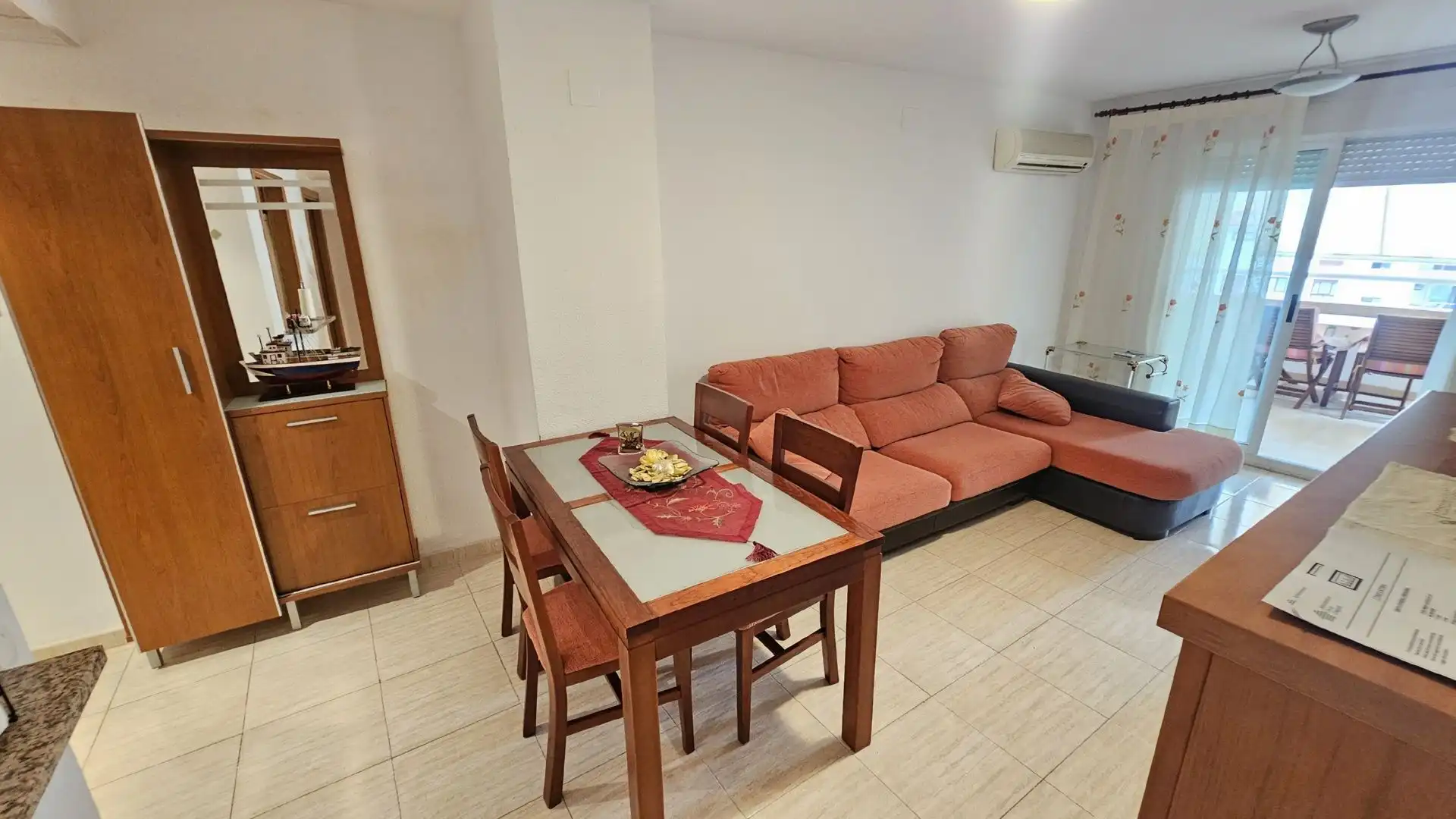 Living room of Apartments for sale in Oropesa del Mar / Orpesa  with Air Conditioner, Heating and Terrace