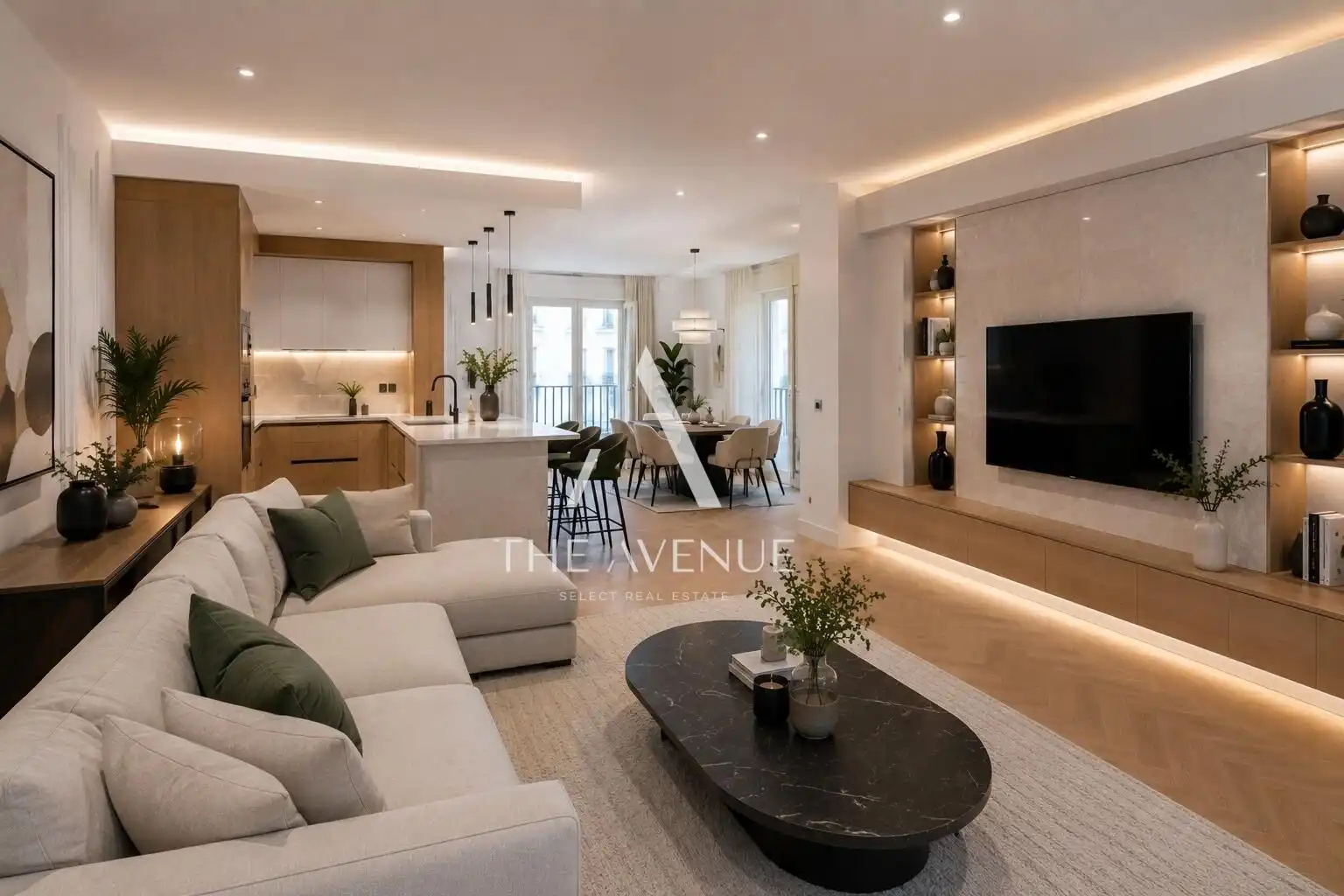 Living room of Flat for sale in Madrid