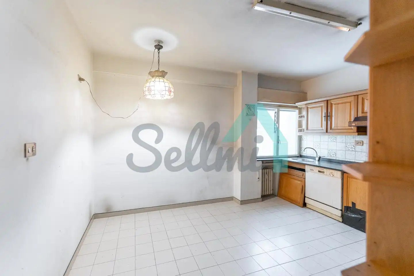 Kitchen of Flat for sale in Gijón   with Heating, Parquet flooring and Terrace