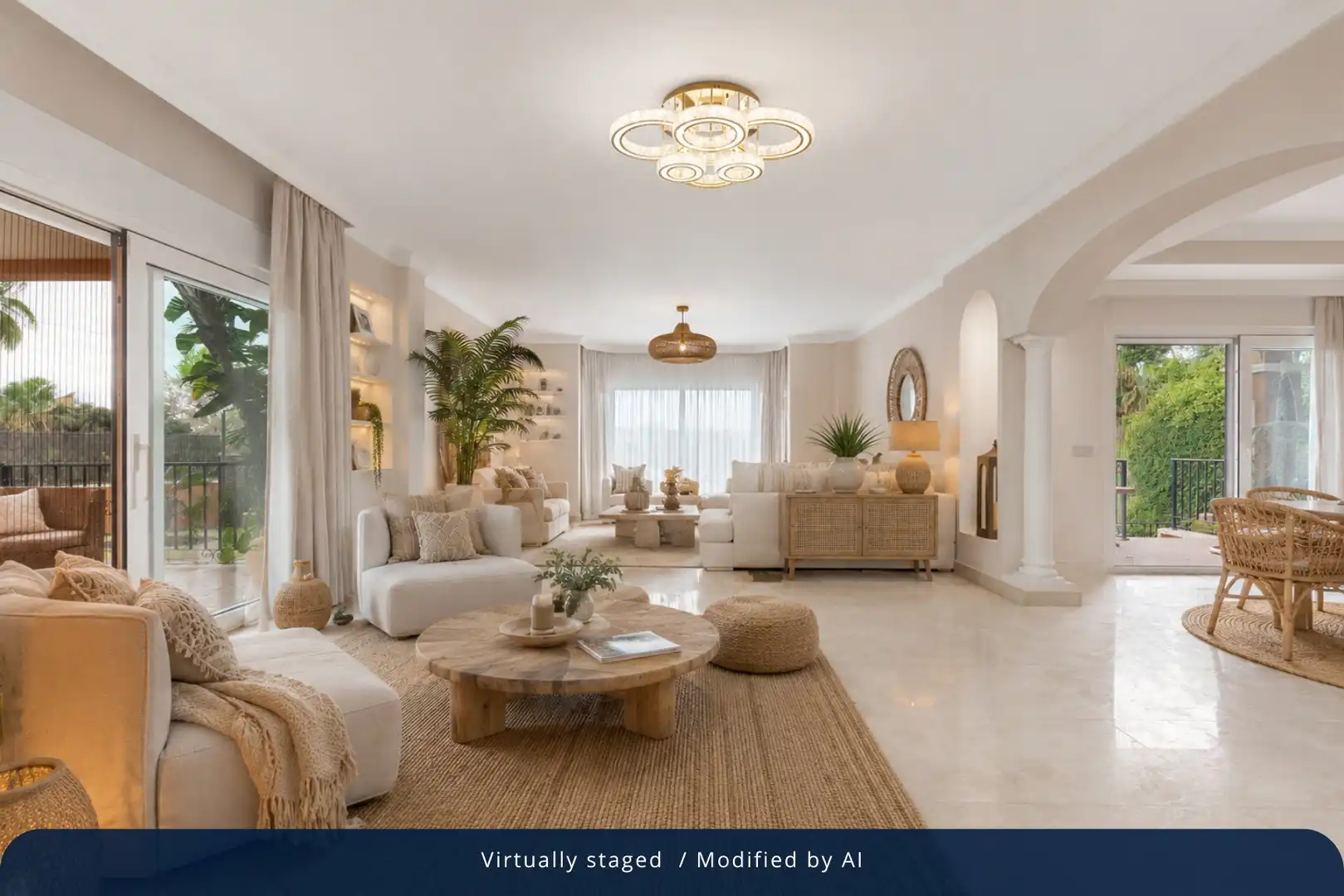 Living room of Houses for sale in Benalmádena  with Air Conditioner, Heating and Private garden