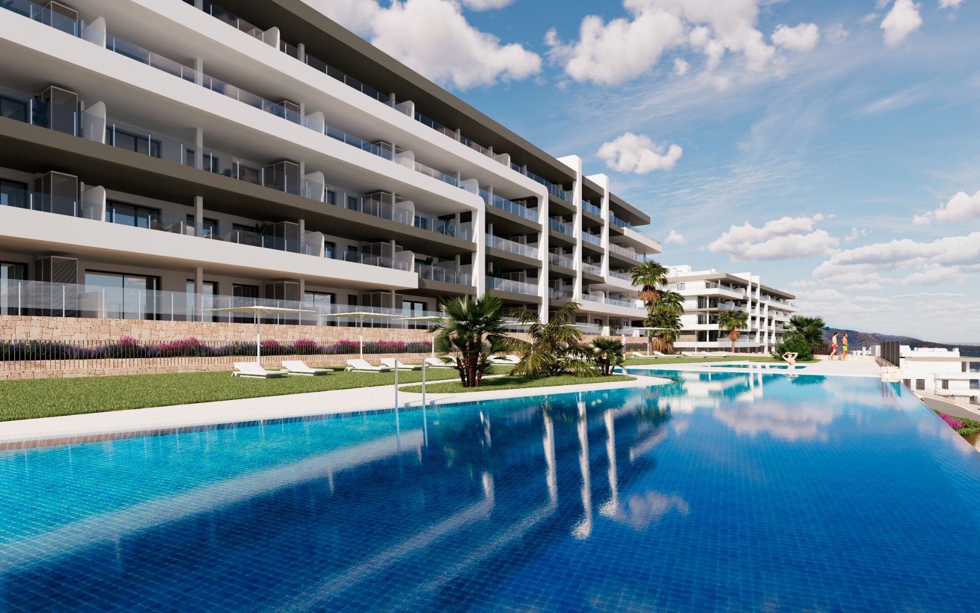 Piscina de Apartamento en venta en Mutxamel con Aire acondicionado y Piscina comunitaria