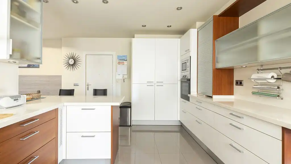 Cocina de Apartamento en venta en Barcelona con Aire acondicionado, Parquet y Terraza