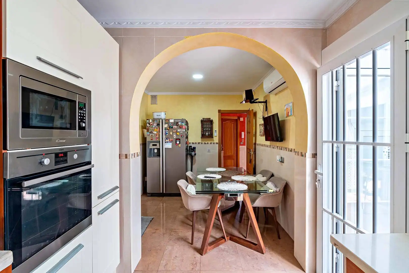 Cocina de Casa o chalet en venta en Roquetas de Mar con Aire acondicionado, Trastero y Alarma