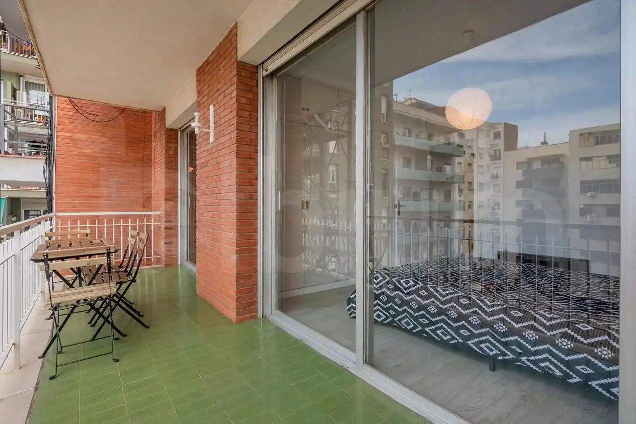 Terrace of Flat for rent in Barcelona  with Heating, Parquet flooring and Terrace