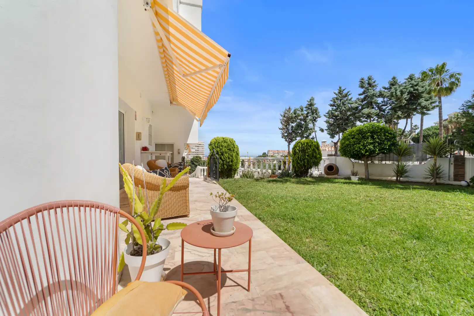 Terrace of Detached homes for sale in Benalmádena  with Air Conditioner, Private garden and Terrace