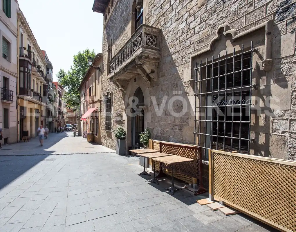 Terrace of Attic for rent in Barcelona  with Air Conditioner, Heating and Parquet flooring